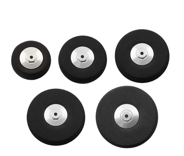 Roues en alliage d'aluminium pour train d'atterrissage d'avion RC, plusieurs tailles 25-125mm avec roulements à billes