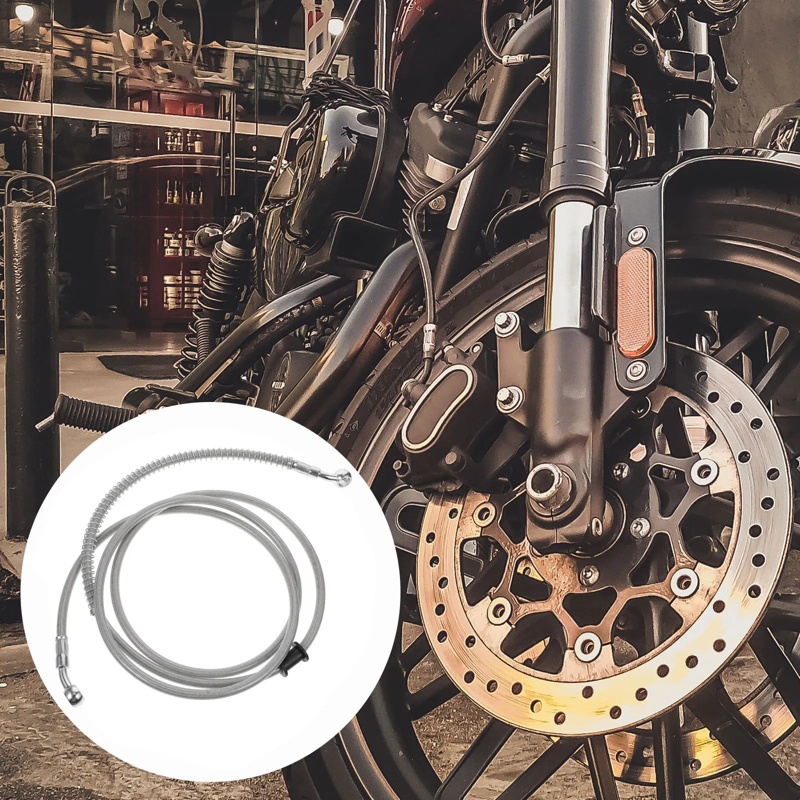 

Brake Oil Hose Motorcycle Hydraulic Line Clutch Resistant High Low Temperature Corrosion Durable Replacement Atv Bike Motocross