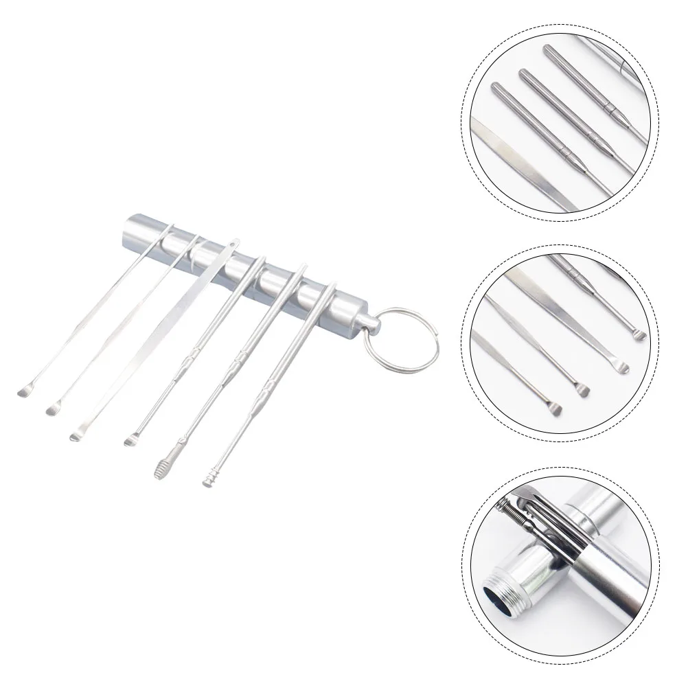 

Костюм для сбора ушей, инструмент для удаления ушной серы, очищающее средство, очиститель, совок из нержавеющей стали, сборщик ложек