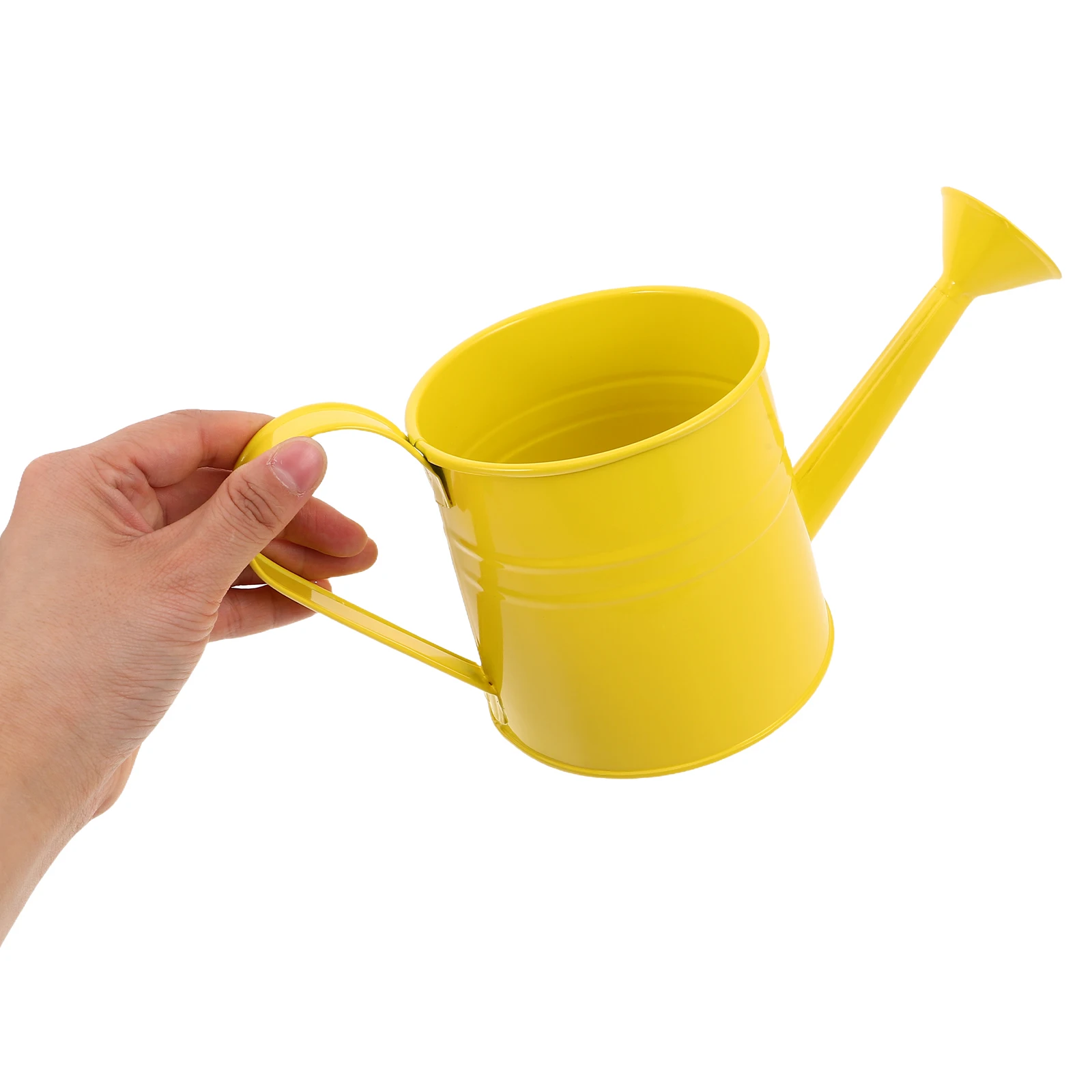 

2pcs Colored Metal Watering Can Garden Unique Flower Bucket Handmade Outdoor Indoor Flower Arrangement Container Bright