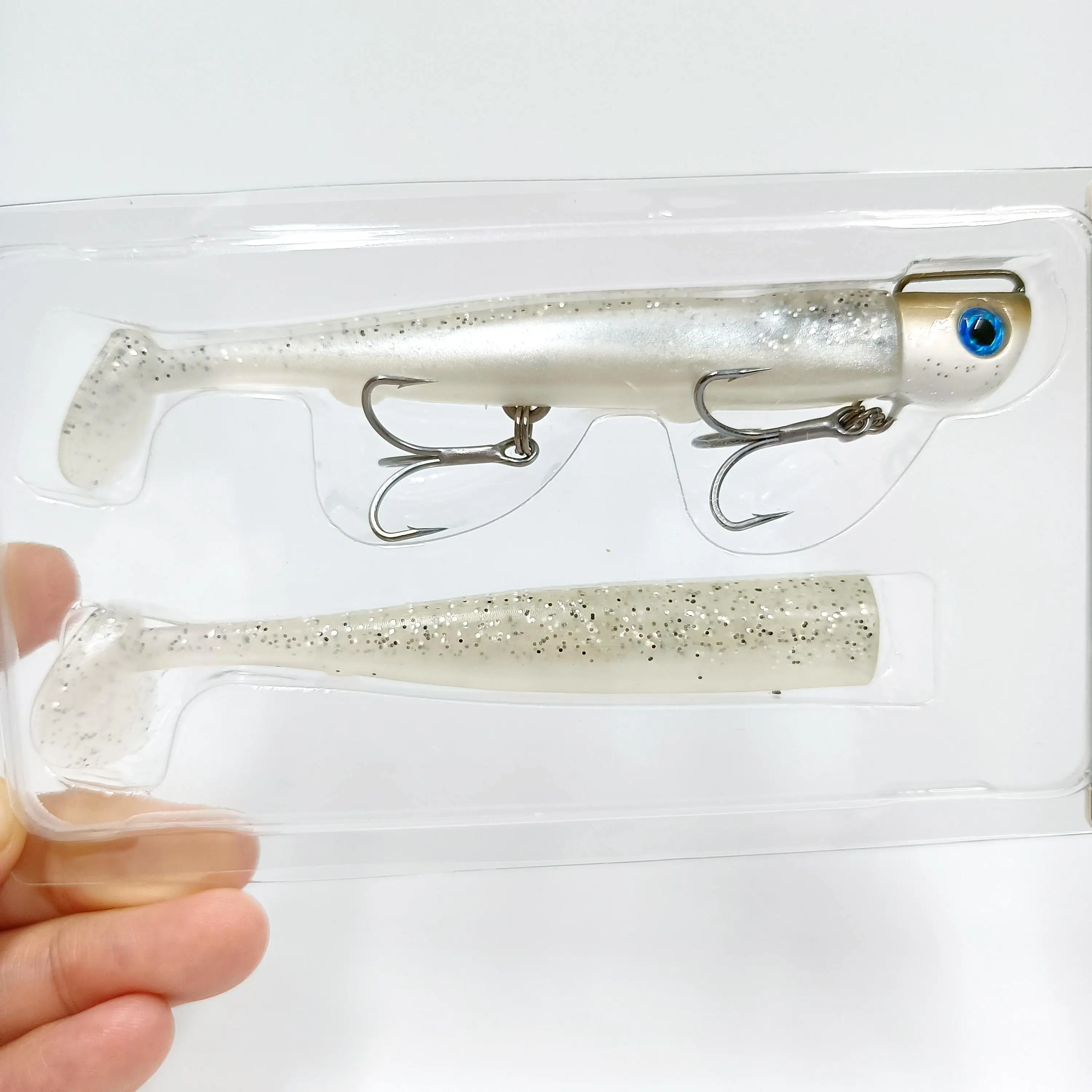 duoduoyu-isca-de-pesca-de-minhoca-macia-1-peca-35g-cauda-t-110mm-fundicao-ultra-longa-para-baixo-farro-mar-isca-macia-com-gancho-de-gabarito