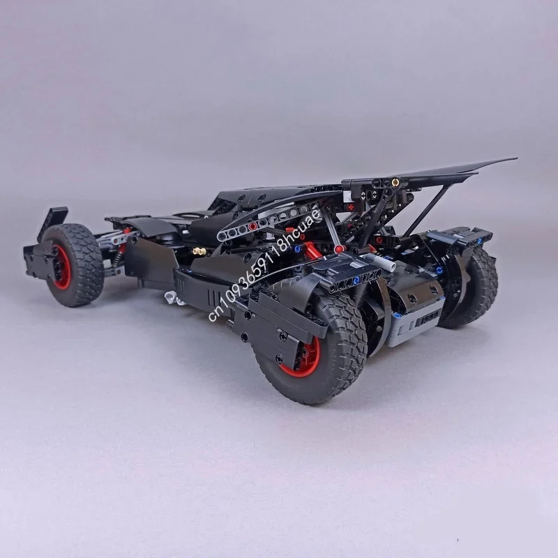 897pcs MOC BvS Batmobile Technical Model Building Blocks Construction Assemble Creative Idea Toys Brick Christmas Gifts Kids