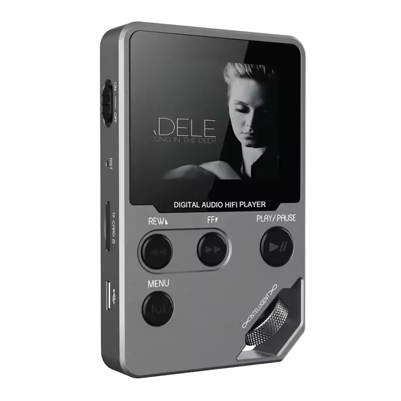 C5 8GB Lossless Bluetooth MP3 Music Player, Zinc Alloy Body,Rotary Controls,Wireless Connection,FM Radio,Voice Recorder