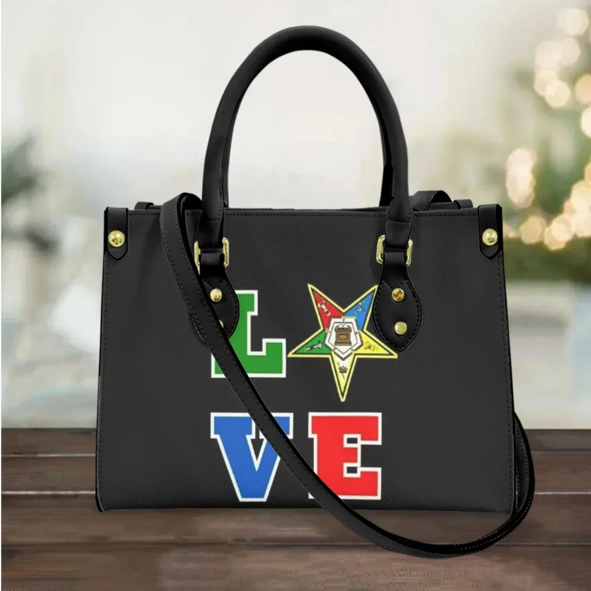 

Сумки с принтом Order of the Eastern Star для женщин: элегантные дамские сумки с верхней ручкой, повседневные уличные сумки-тоуты для активного отдыха, популярные модели