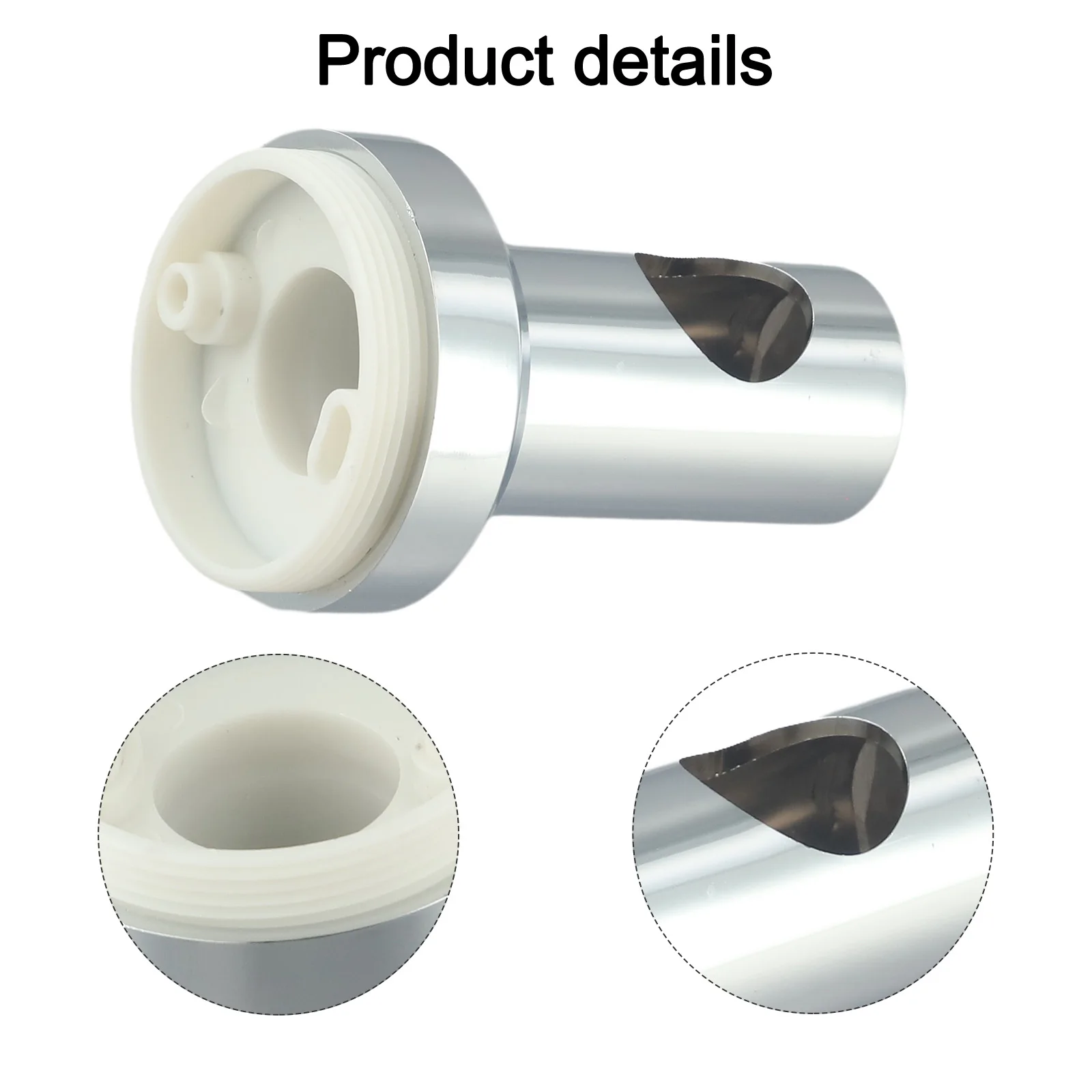 ABS Wall Bracket Riser para Banheiro, Chuveiro Fitting Holder, Rod Acessórios, 22mm