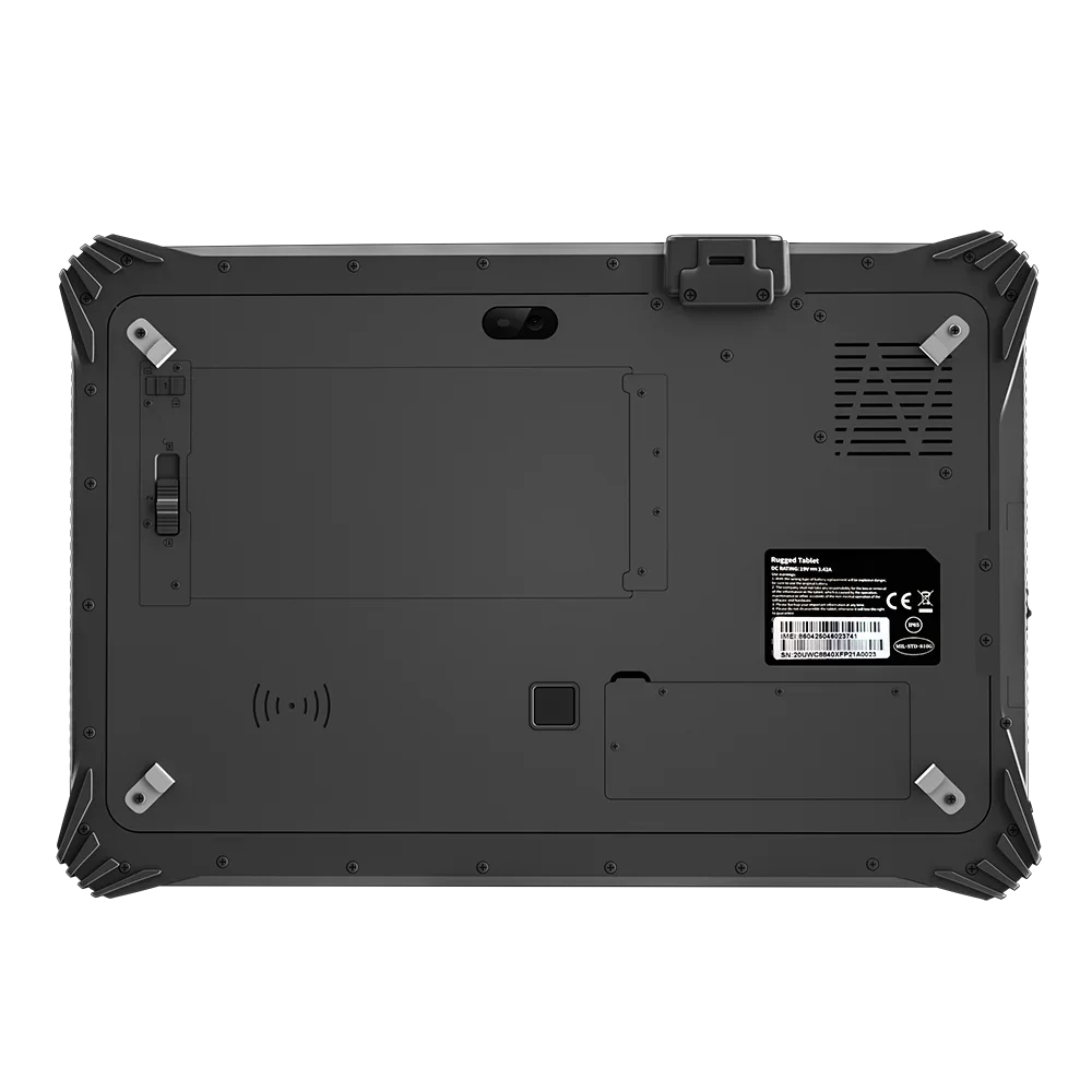Kcosit K20A Ruggedized Tablets PC FAN Windows 11 12.2 Inch Intel I7-1255U 16GB RAM 4G LTE RS232 GPS MIL-STD-810G Dual Battery