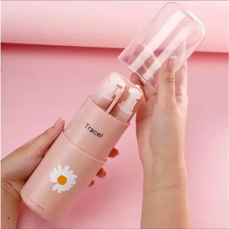 ถ้วยเดินทางสร้างสรรค์มัลติฟังก์ชั่น, กล่องใส่แปรงสีฟัน, ชุดล้างเดินทางแบบพกพา, ยาสีฟัน, ขวดเก็บแชมพู, ห้องน้ํา