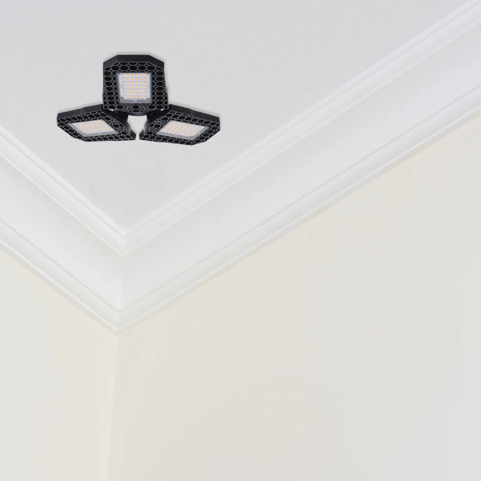 

High Bay Lights Ceiling Led Garage Warehouse Folding Directable Fixtures Foldable