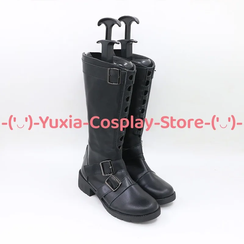 Yuxiacosplay! Buty do cosplayu Love and Deepspace Heroines, rekwizyt postaci z gry, skórzane botki z PU, kostium na Halloween, karnawał, imprezę.