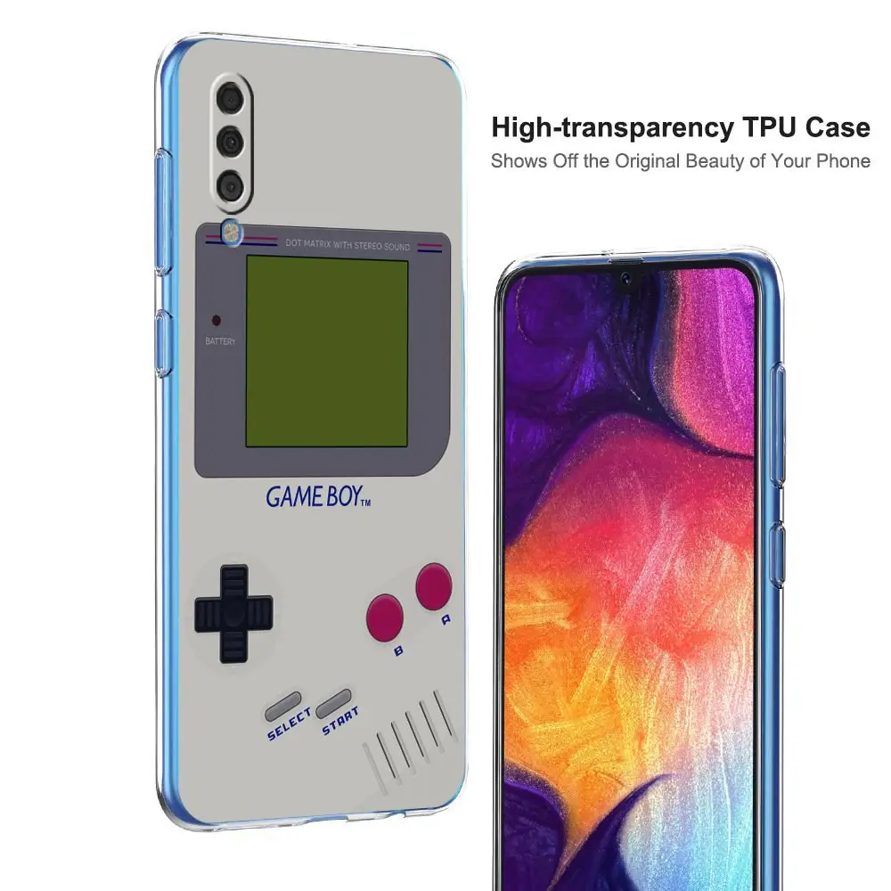 Gameboy Boy Game For Samsung Galaxy A14 Case A50 A70 A30 A40 A20E A10 A10S A20S A02S A04S A12 A22 A32 A34 A42 A52 5G A54 Cover