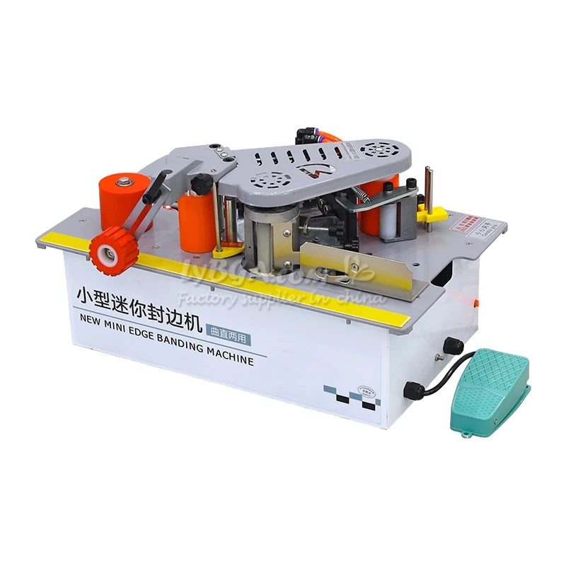 LY MINI Saw Bench-Style Edge Banding Machine Curved and Straight Dual Use Automatic Belt Cut-Off Double-Sided Glue Application