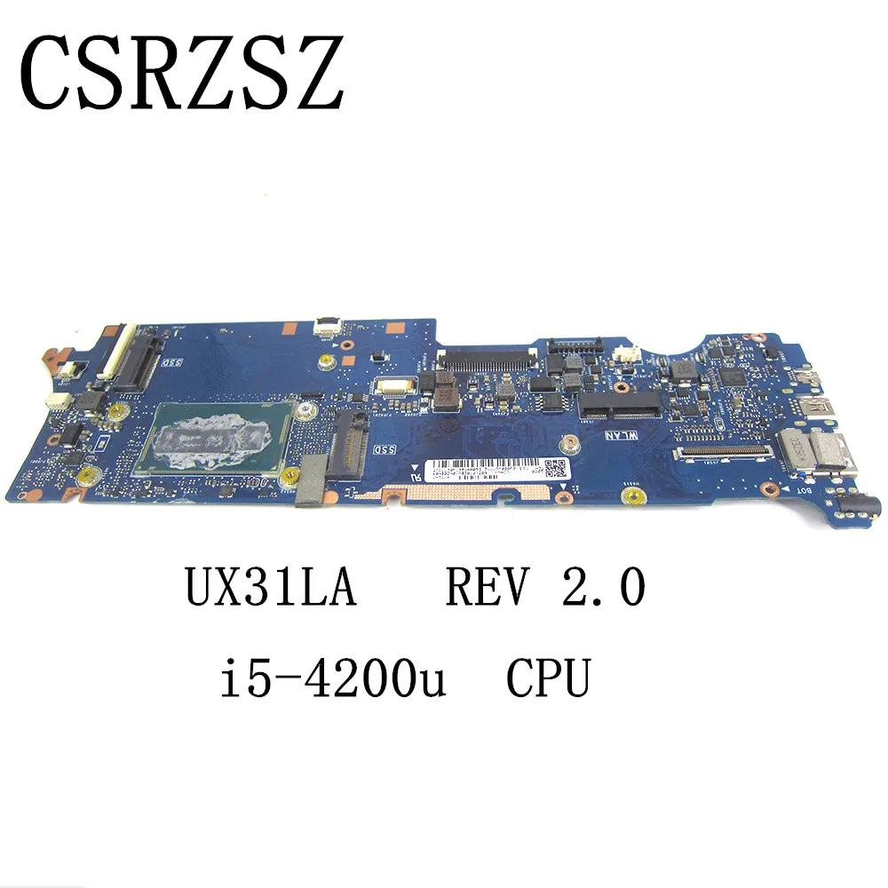 

CSRZSZ For ASUSU Original motherboard UX31LA Mainboard REV 2.0 Processor i5-4210u Tested