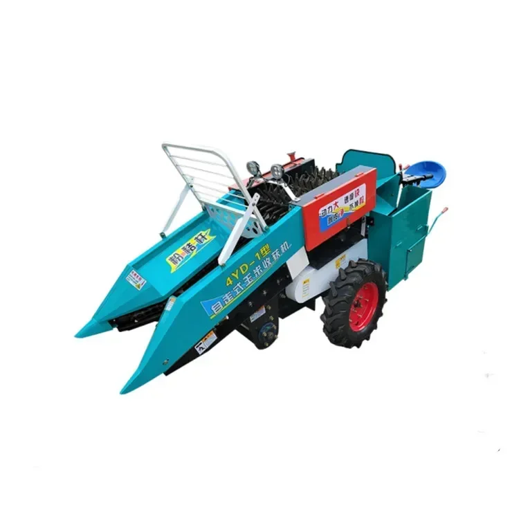 High Quality Mini Corn Harvester/10KW Maize Harvesting Machine