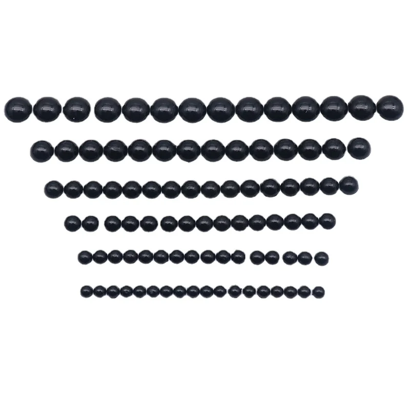 Round Flat Black Eye Plastic Safety Eyes 5mm 6mm 8mm 10mm 12mm for Dolls Making Doll Toys Teddy Bear Eyes Doll Eyes Accessories