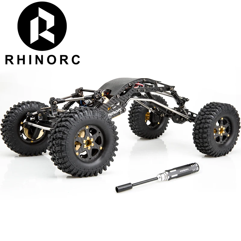 RhinoRC YUE ONE V2 RC Crawler Chassis 1/10 RTR Rig Edition 80A ESC S12 Brushless Motor 45KG Servo