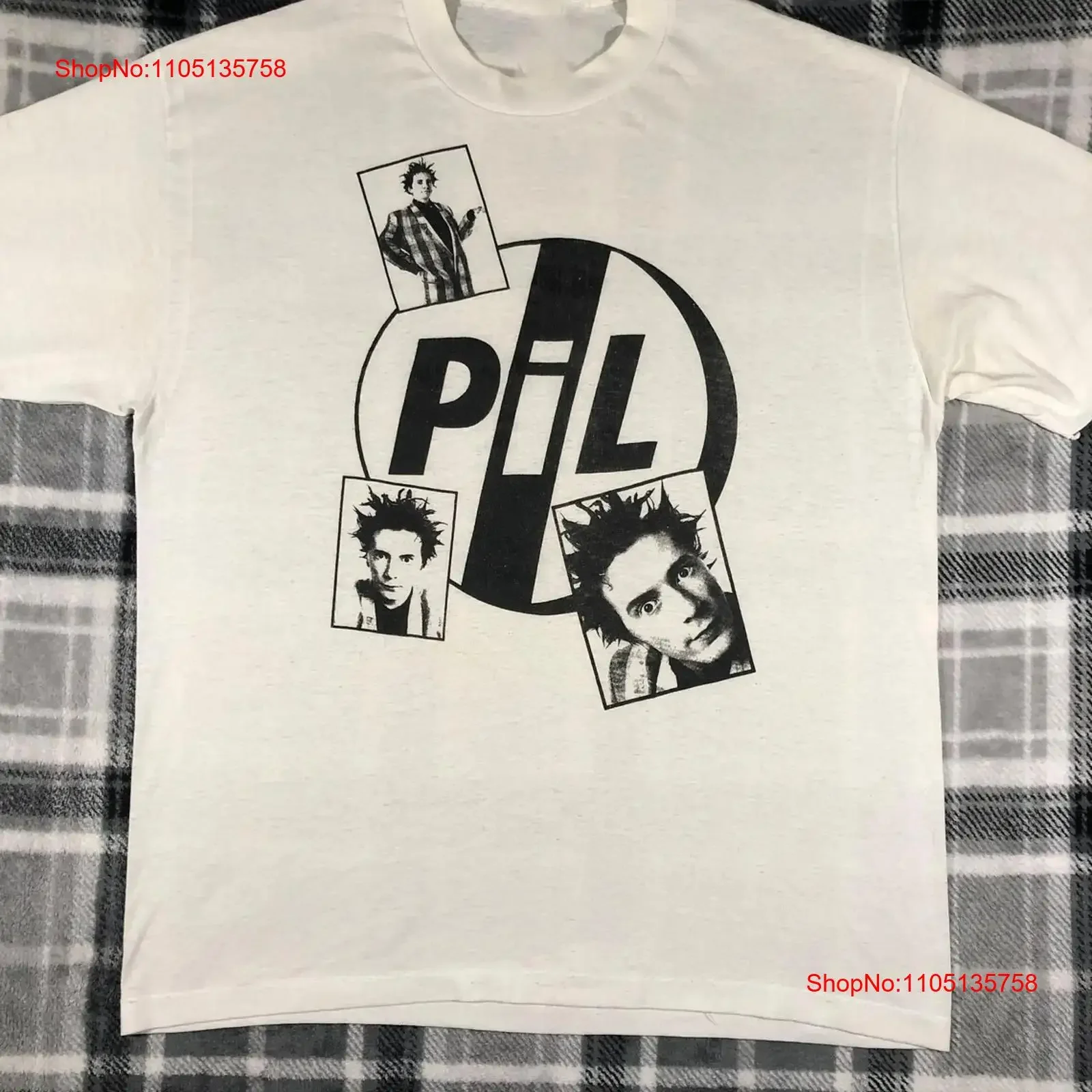 PiL Public Image Limited Punk Rock Camiseta de algodón para adultos de todas las tallas QX410 vintage lavado estirado versátil transpirable homme