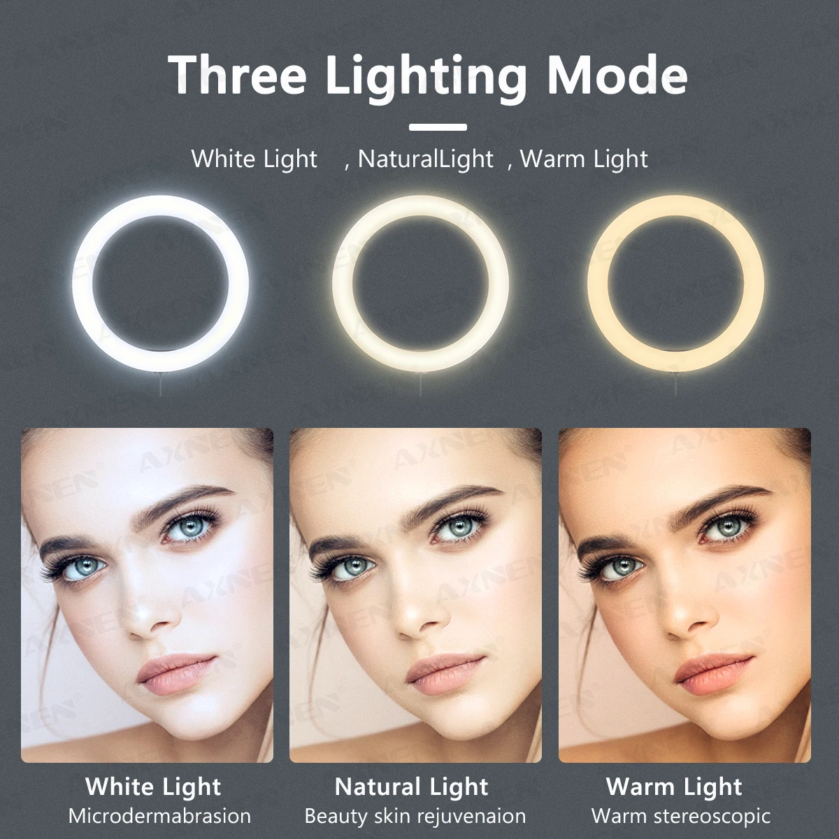 عكس الضوء LED Selfie الدائري الخفيفة ، حامل الهاتف ، ترايبود ملء الضوء ، مصباح التصوير الفوتوغرافي الفيديو ، تدفق Trepied ، 10 "، 26 سنتيمتر