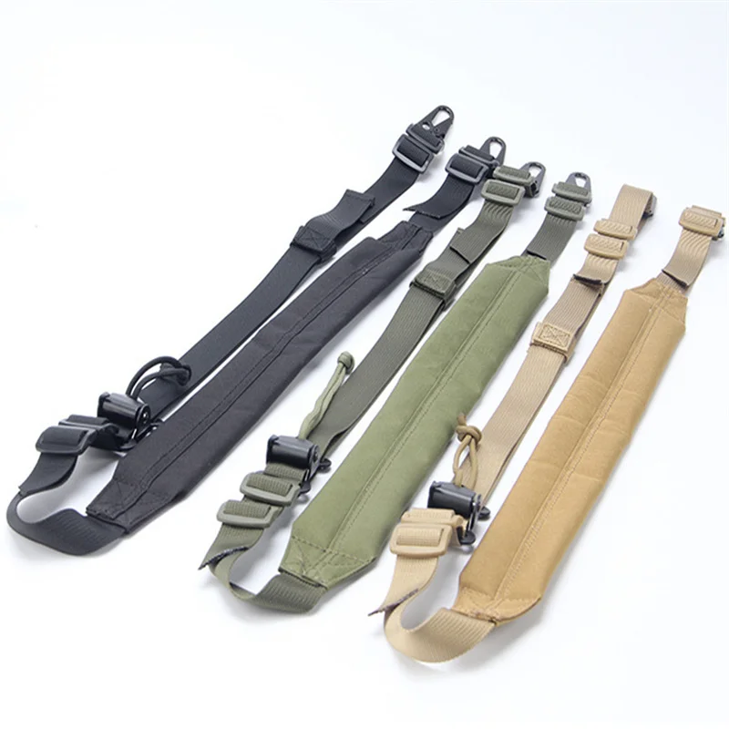 Hunting Rifle Tactical Sling Removable 2 Point Padded Combat Modular Shooting Equipment MC Strap Accessories