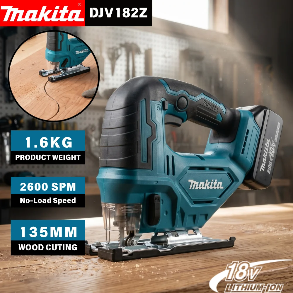 scie-sauteuse-makita-djv182-sans-batterie-18v-sans-balais-pour-la-decoupe-du-bois-du-plastique-et-du-metal-pour-la-menuiserie-batterie-non-incluse