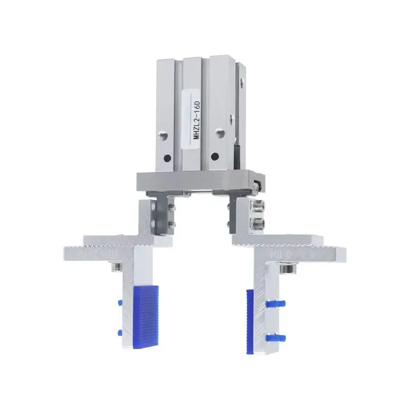 Robot Arm16D Series Parallel Fixture Finger Cylinder K20 Clamp - Adjustable Outer Inner Support Jaw Gripper for Industrial Autom