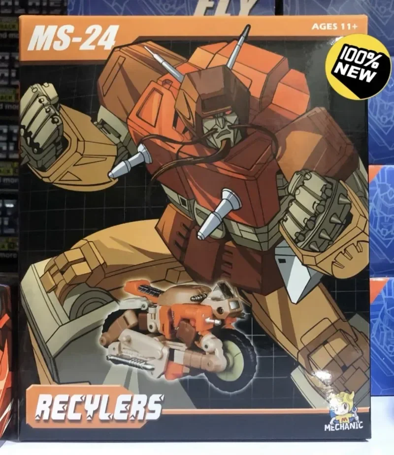Nowa zabawka transformacyjna Mini Robot MechFans MS24 MFT MS-24 Mechanik Recylers Figurka akcji Model kolekcja prezent