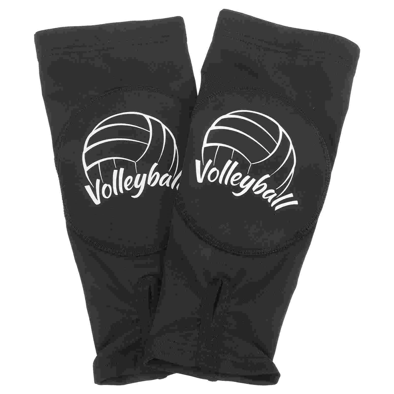 A Pair of Volleyball Arm Protectors and Wrist Sports Band Elastic Sleeves Lengthen Brace Guards Polyester Men Women Women's