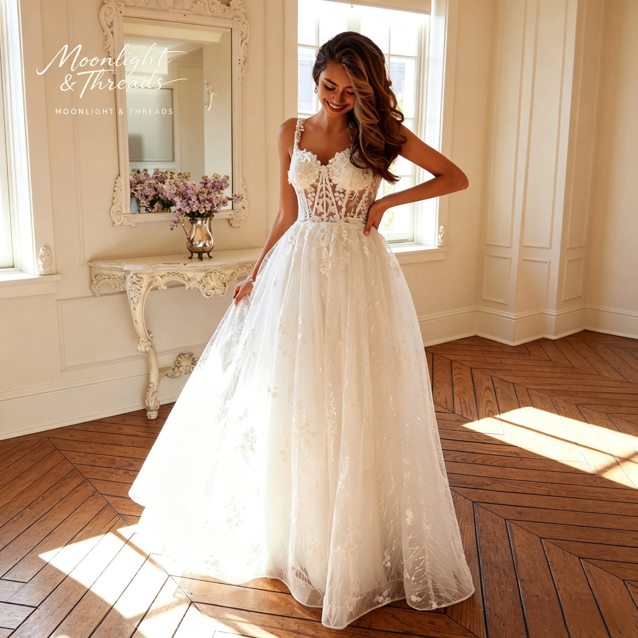 Ivory white lace halter top A- - Embroidery White Dress ulasan dan harga