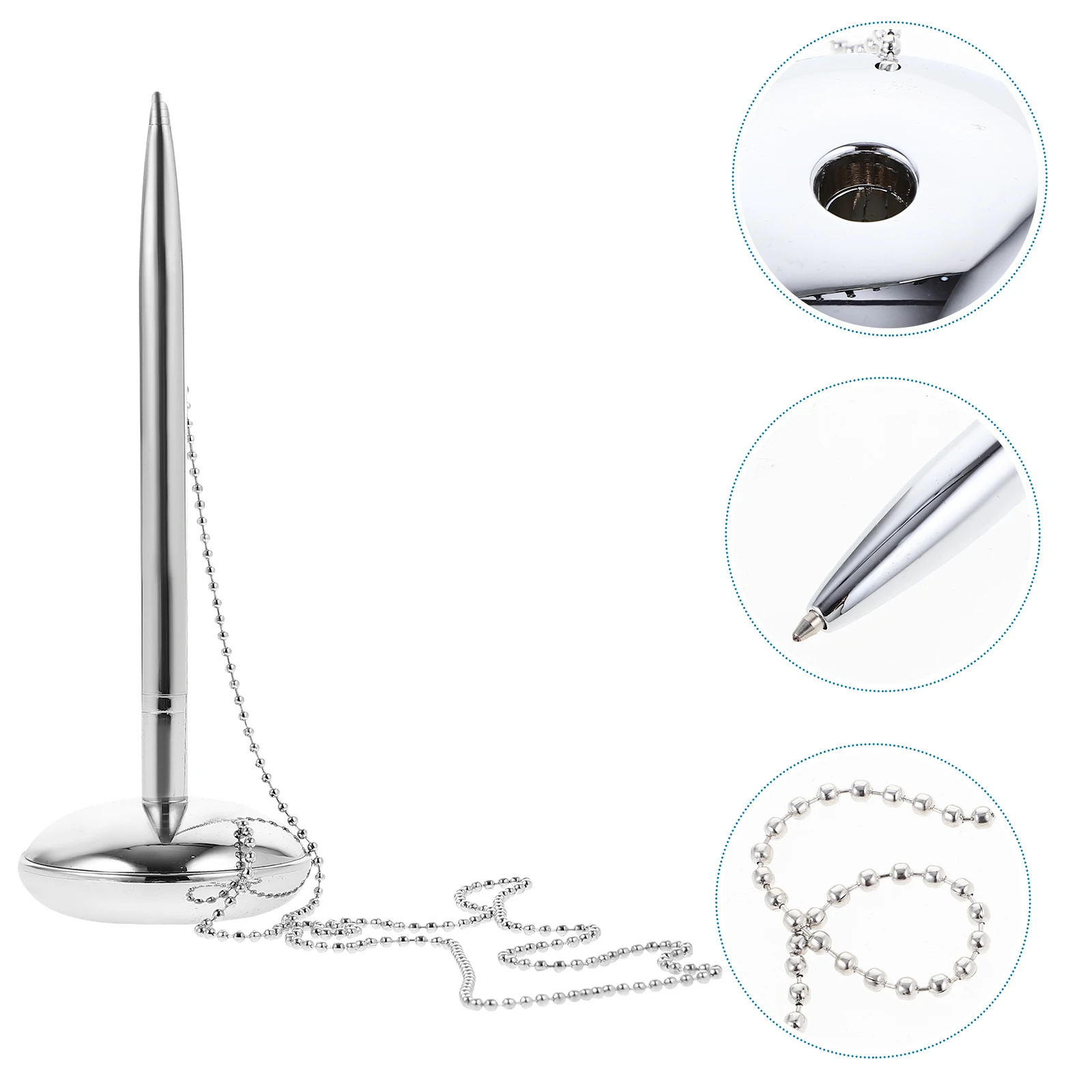 

Vertical Standing Signature Office Business Ballpoint Pen Smooth Wear-Resistant Writing Desktop Table Fixed Countertop Pen For