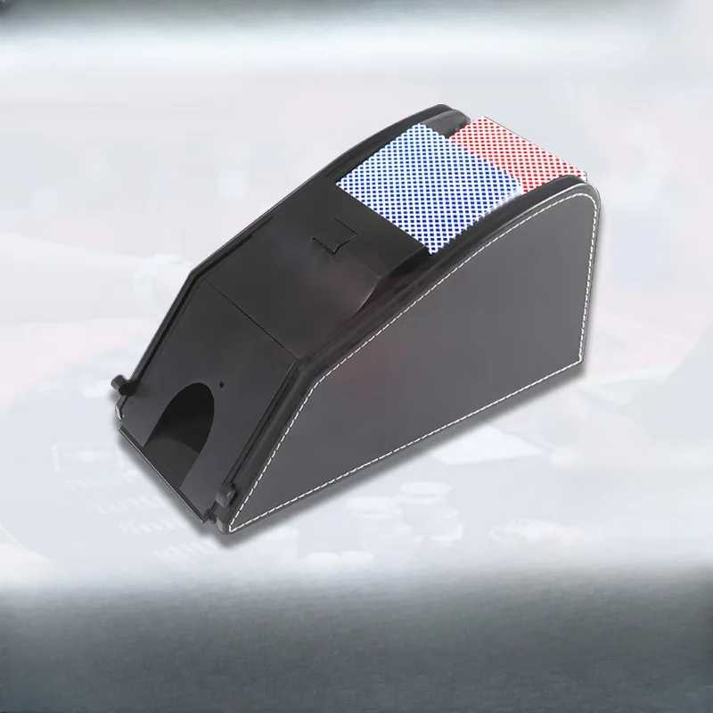 2 In 1 Automatic Card Shuffler And Dealer Electric Poker Playing Card Dispenser For Casino Game