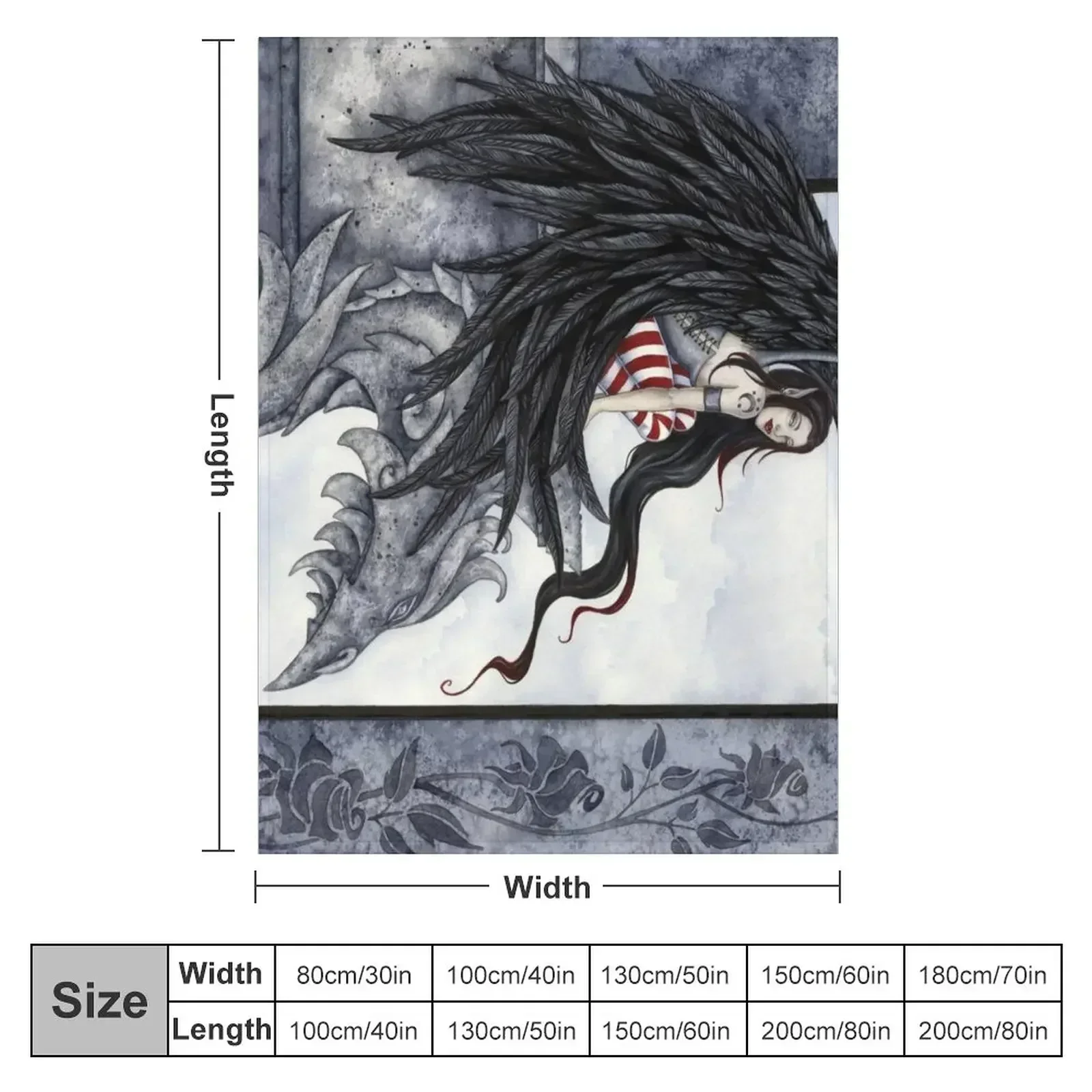 Gothic Throw Blanket Extra Large Throw Soft Luxury Thicken Nap For Baby Beach Blankets