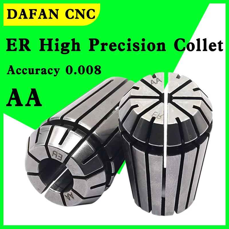 High Precision ER40 Spring Collet AA Grade for Milling Machines, 1-32mm Internal Diameter CNC Drill Chuck & Elastic Holder