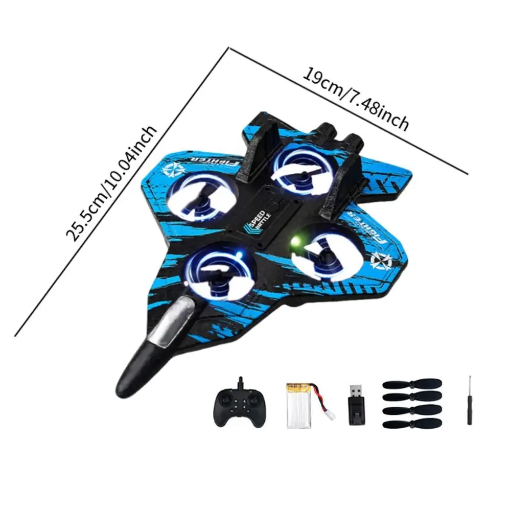 EPP Foam Remote Control Foam Fighter Gravity Sensing Rechargeable Four Motor Helicopter Toy 2.4G Stunt Portable