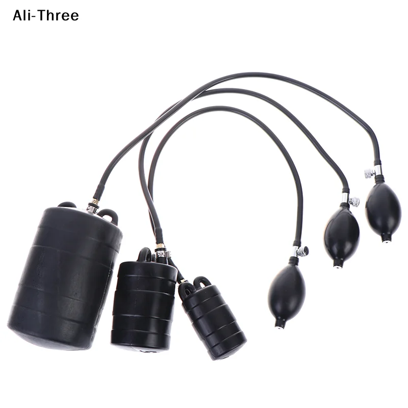 1Pcs Pipe Natural Rubber Drain Air Bag Inflatable Bung Stop Plug Block Hand-operated Gasbag DN 100/75/50mm
