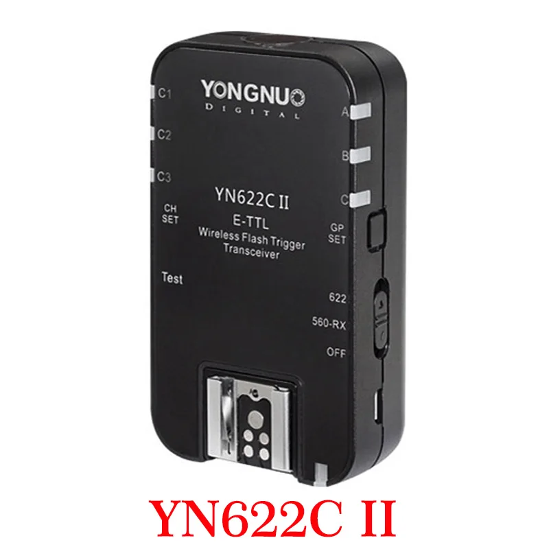 Yongnuo-ワイヤレスttlフラッシュトリガーyn622c YN-622-TX,高速同期
