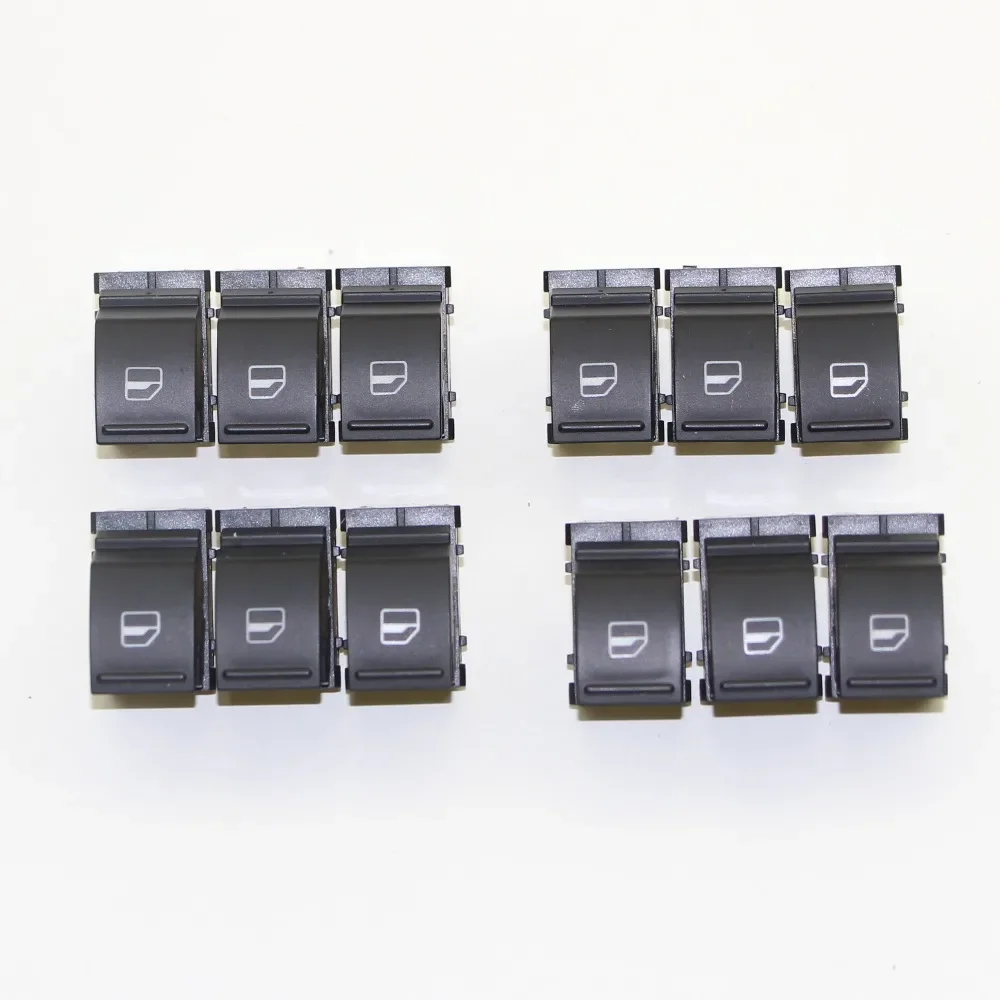 

12x Side Window Adjustment Switch Control Button For VW Jetta Golf Touareg Passat Touran Tiguan Sharan Seat Leon 7L6 959 855