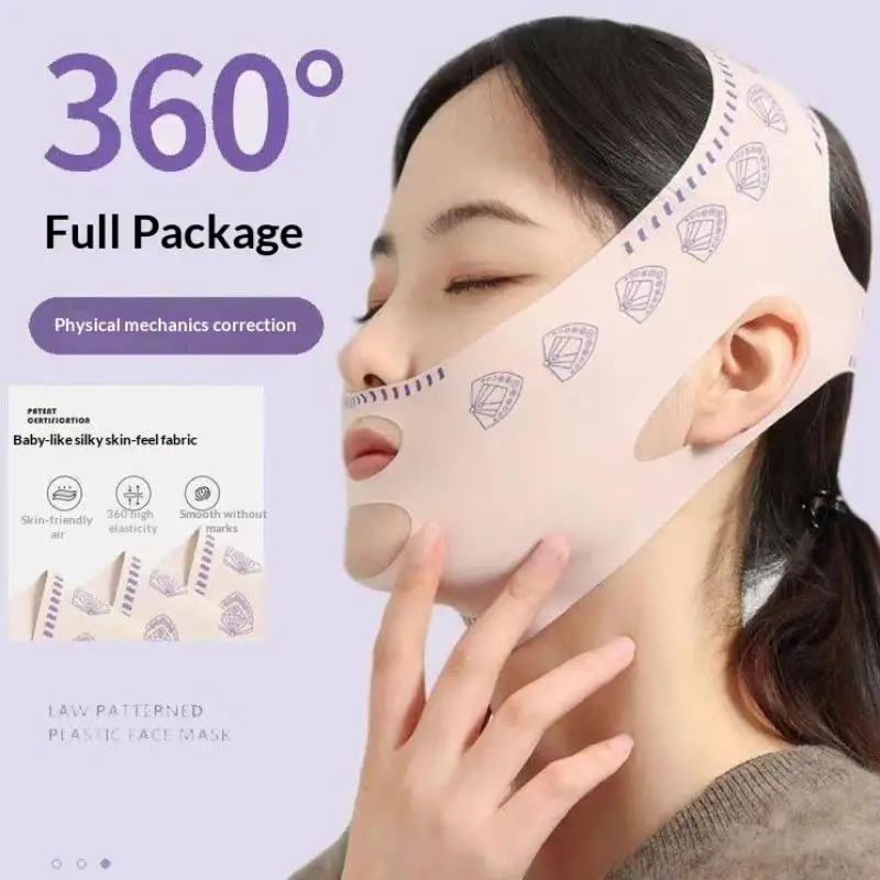 1PcsFace Lifting Anti Wrinkle Strap Band Sleeping Mask Chin Cheek Slimming Bandage V Shaper V Line Lifting Mask Beauty Health