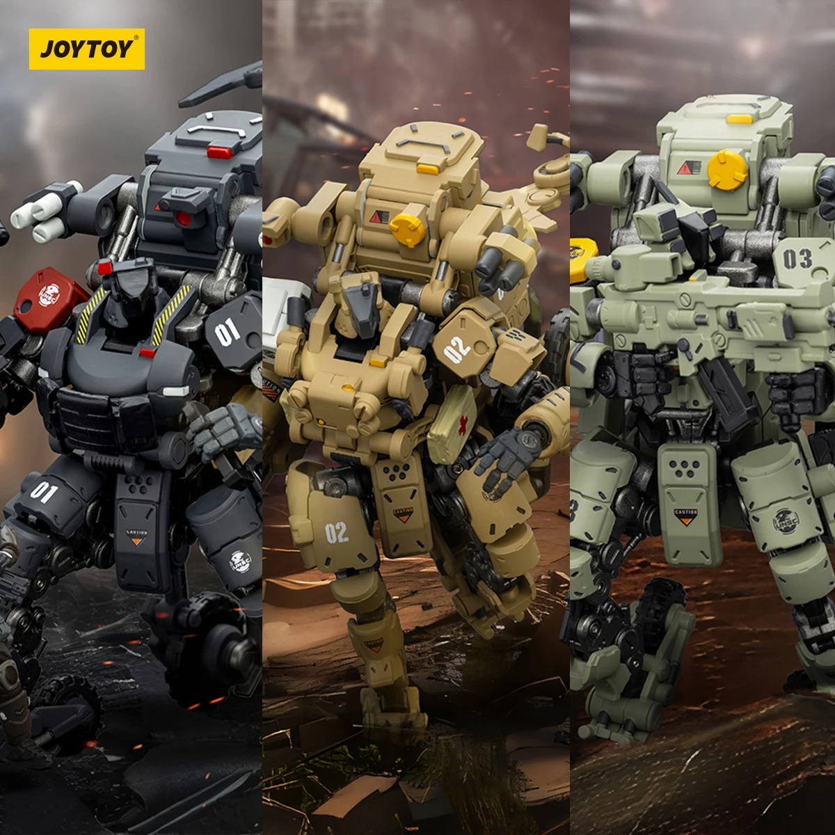 

HIPLAY JOYTOY Battle For the Stars Fear XS-01 XS-02 XS-03 Фигурка пилота типа Night Raid, масштаб 1/25