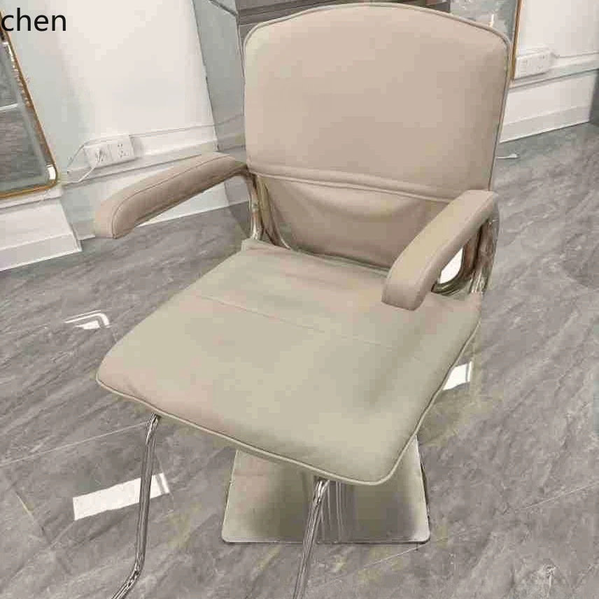 PYH Cross-Border Barber Chair Hair Salon Chair Adjustable Height Barber Shop Special Perm and Dye Salon Chair