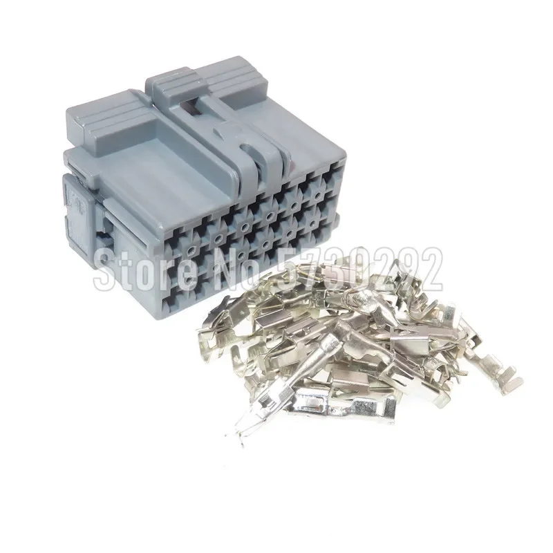 

21P Auto Accessories 1-967625-3 Car Socket 967635-1 Grey Automobile Power Amplifier Unsealed Plug