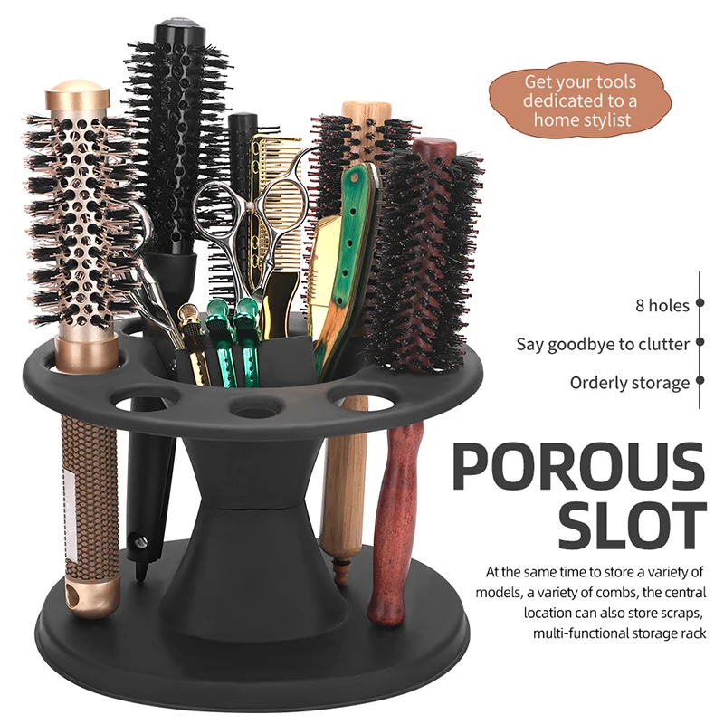 Barber Hairdressing Scissors Combs Tools Holder Storage Box Barbertop Salon Display Stand Salon Hairdresser Tools Organizer Rack