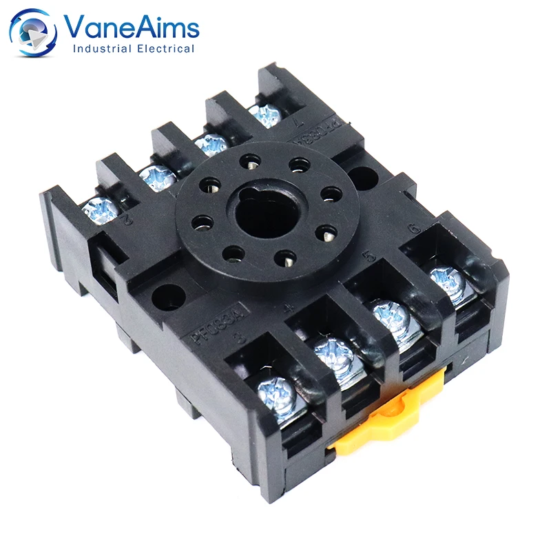 Relay Socket Base PF083A 8pins PF113A 11pins for DH48S DH48J H3CR-A8 MK2P-I H3CR-A ST3P-2Z MK3P-I Series Relay Module Mounting