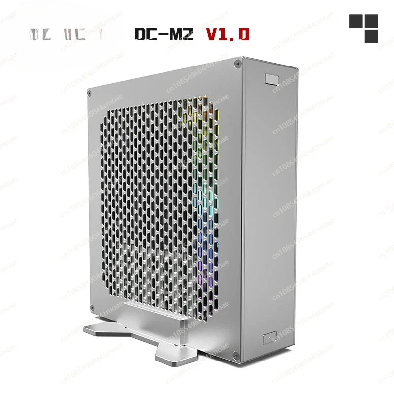 

Amazing 2.2-Liter mini DC-M2 core display itx chassis, supports built-in DC power supply