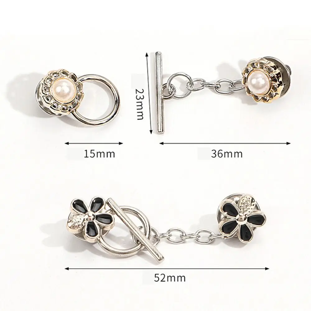 Pins Button Clip Anti-light Brooch Nail-Free Detachable Anti-light Artifact Close Neckline Decorative Brooch Fixed Clothes Pin