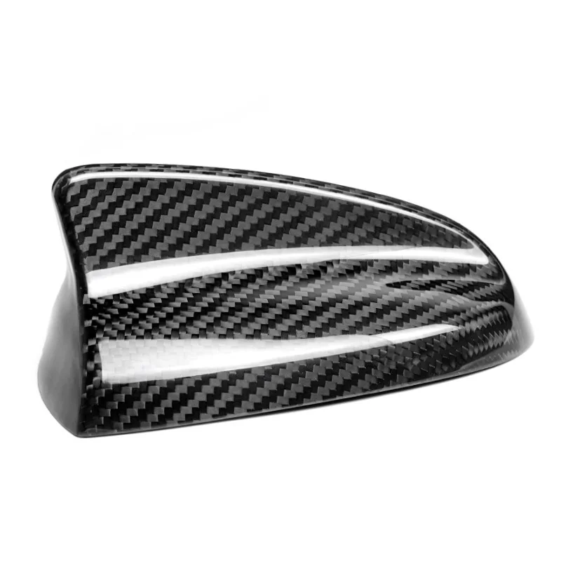 

For Dodge Charger 2015-2024 Dry Carbon Fiber Exterior Roof Antenna Trim Cover Cap