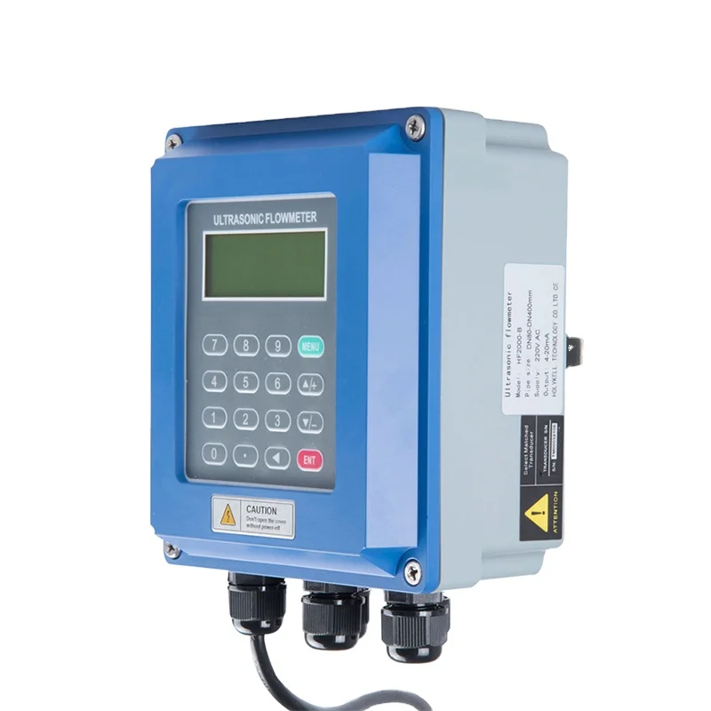 Holykell low cost ultrasonic flow meter portable ultrasonic flowmeter