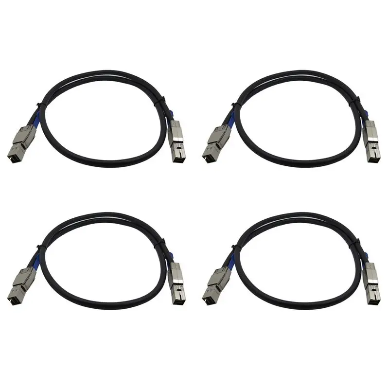 QWE-4X Mini SAS Digh Density Transfer Cable Mini SAS SFF-8644 To SFF-8644 Server External Hard Disk Data Cable