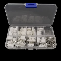 120Pcs/Box JST VH 3.96mm Pitch 2P 3P 4Pin Plastic Shell Male Plug Female Socket Housing Pin Header Terminals Wire Connector