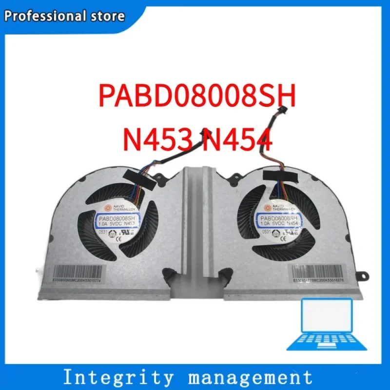 

PABD08008SH N453 N454 New For MSI GE66 GP66 MS-1542 CPU GPU Cooling Fan DC5V 1.0A