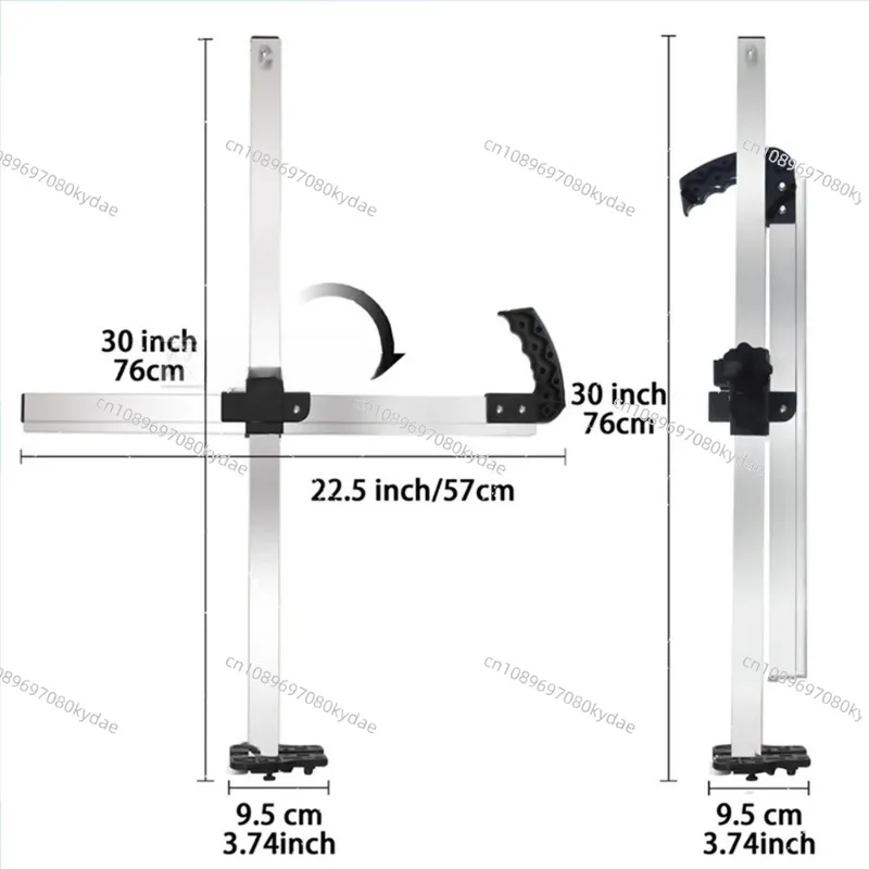 Foldable Manual Gypsum Board Cutting Tool Hand Push Drywall Cutting Tool High-Precision Roller Type Gypsum Board Cutter