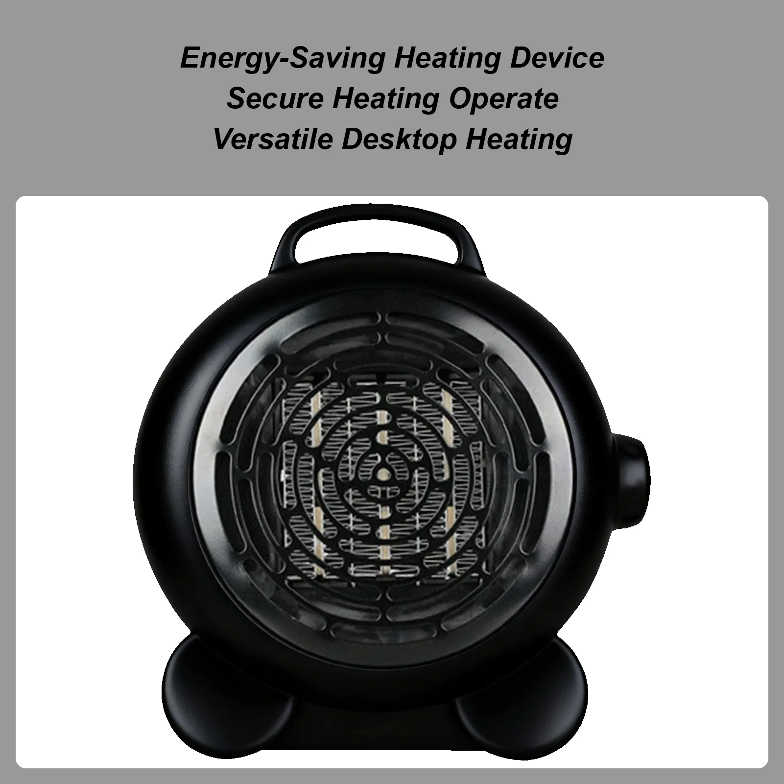 

Вентилятор и обогреватель, три уровня мощности, регулируемый портативный охлаждающий настольный вентилятор, тихий мини-электрический обогрев для стола, ванной комнаты, домашнего офиса